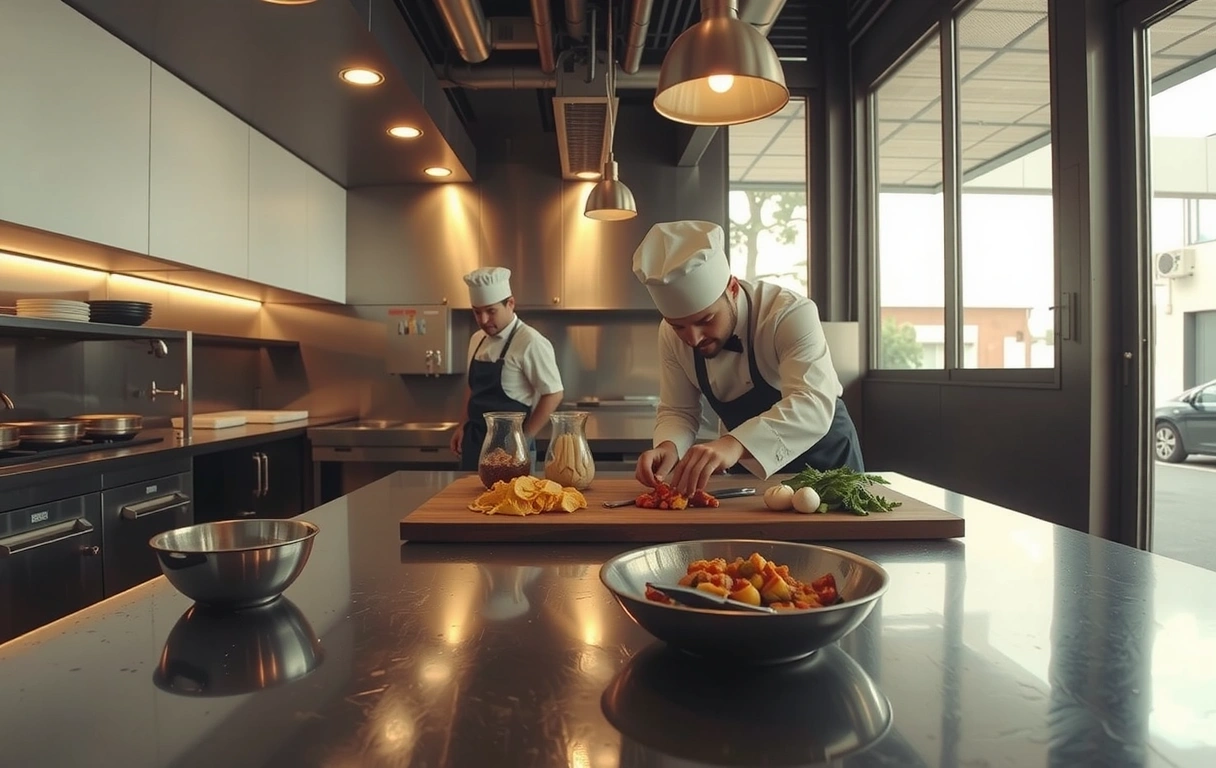 Cocina profesional de la Academia